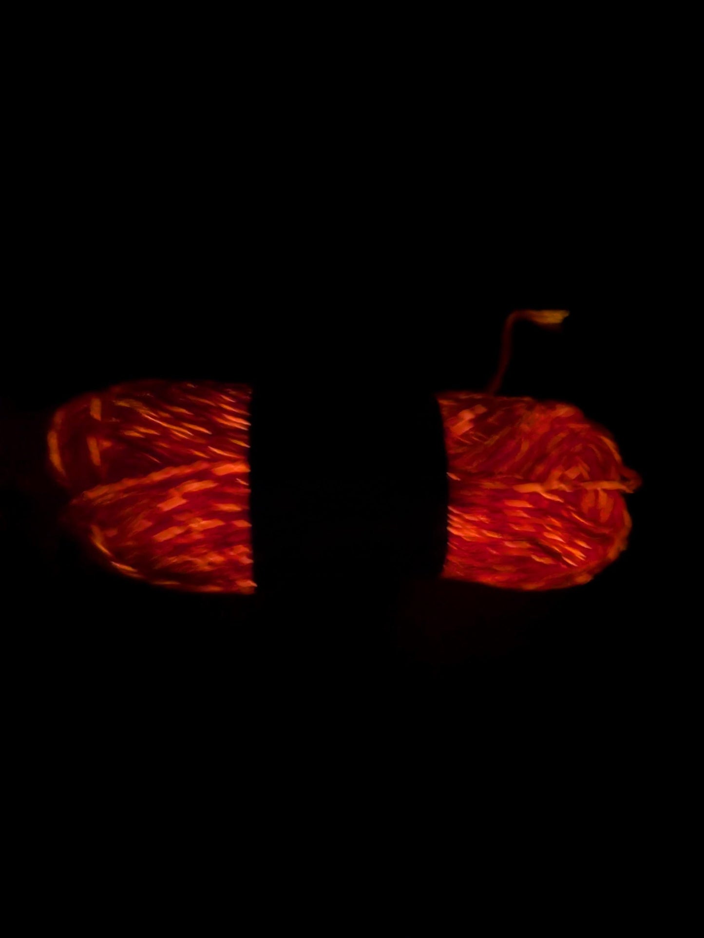 Glow in the Dark Yarn Fall Harvest Collection | One Skein 55m | Glow in the Dark Yarn for Crochet | Glow in the Dark Yarn for Knitting