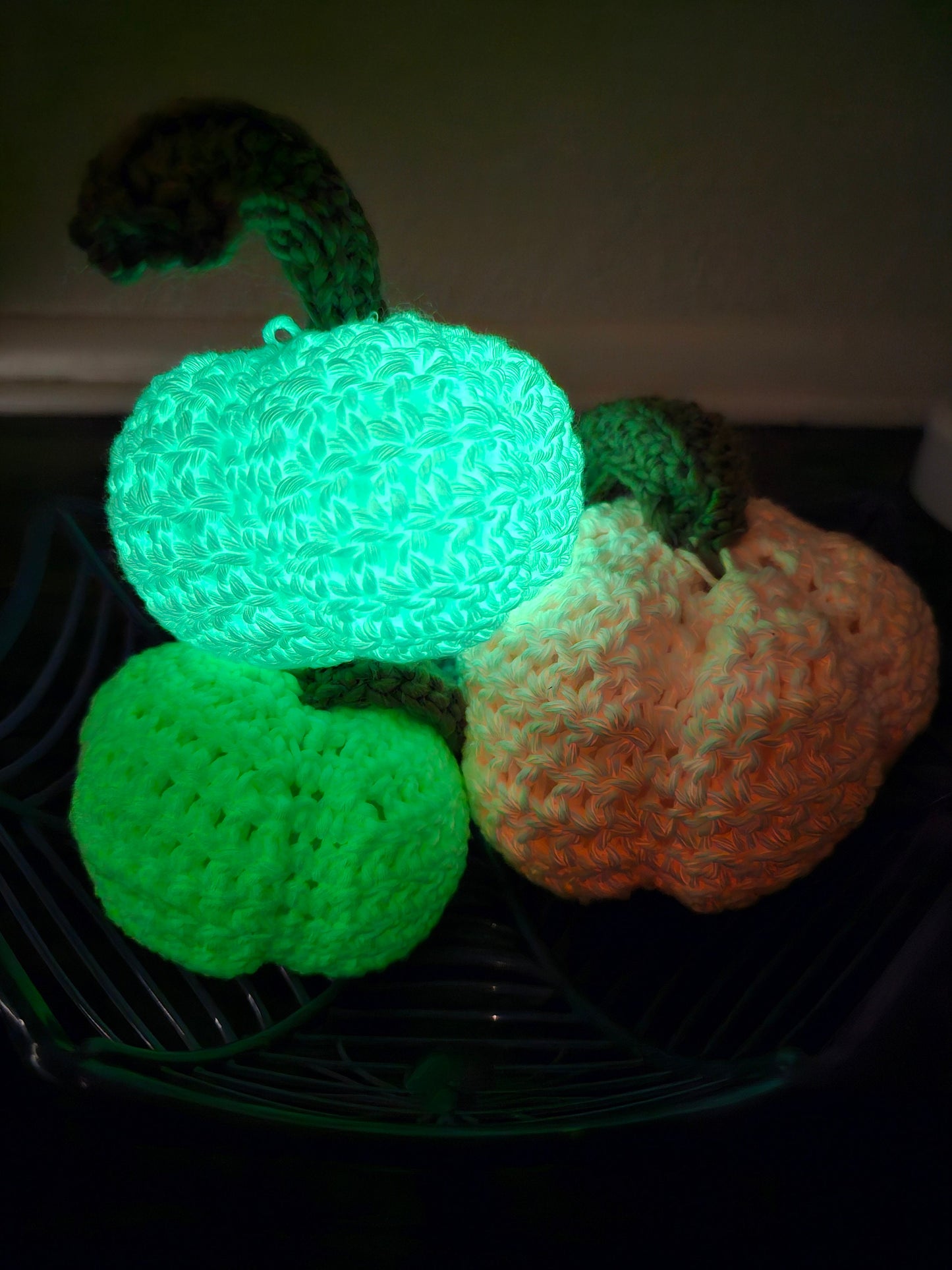 Glow in the Dark Yarn Cotton | 50g Mini Skein | Cotton Candy Glow Yarn | Glow in the Dark Yarn for Crochet | Glowing Yarn for Knitting