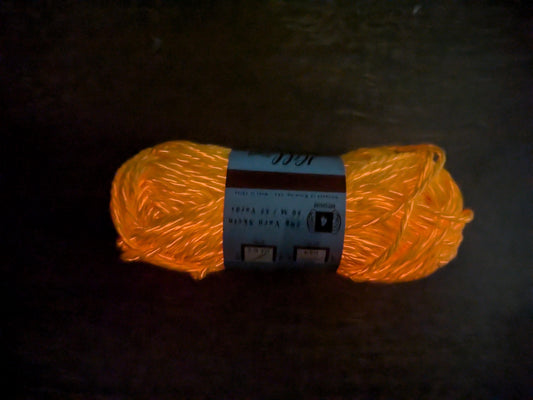 Glow in the Dark Yarn Fall Harvest Collection | One Skein 55m | Glow in the Dark Yarn for Crochet | Glow in the Dark Yarn for Knitting