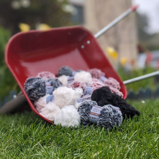 Fur Yarn Ultra Soft Three Pack | 90 m Yarn 200g | Fluffy Yarn | 100% Polyester | Faux Fur Yarn | Soft Yarn for Knitting