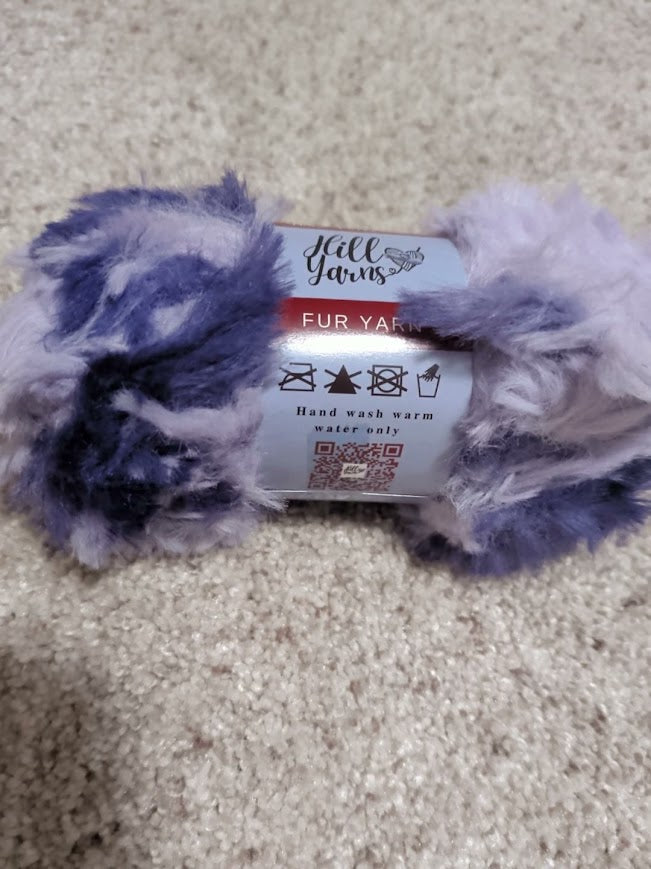 Huckleberry Purple Fur Yarn