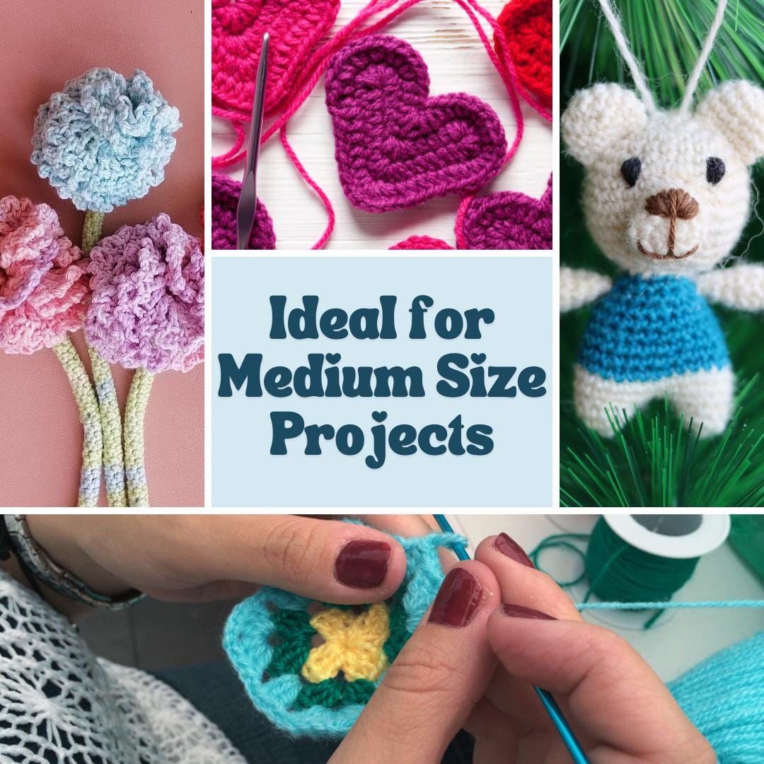 Crochet Kit For Beginners | Beginner Crochet Kit For Adults | Easy Crochet Kit | Crochet Hooks | Crocheting Kit | Crochet Supplies | Pattern