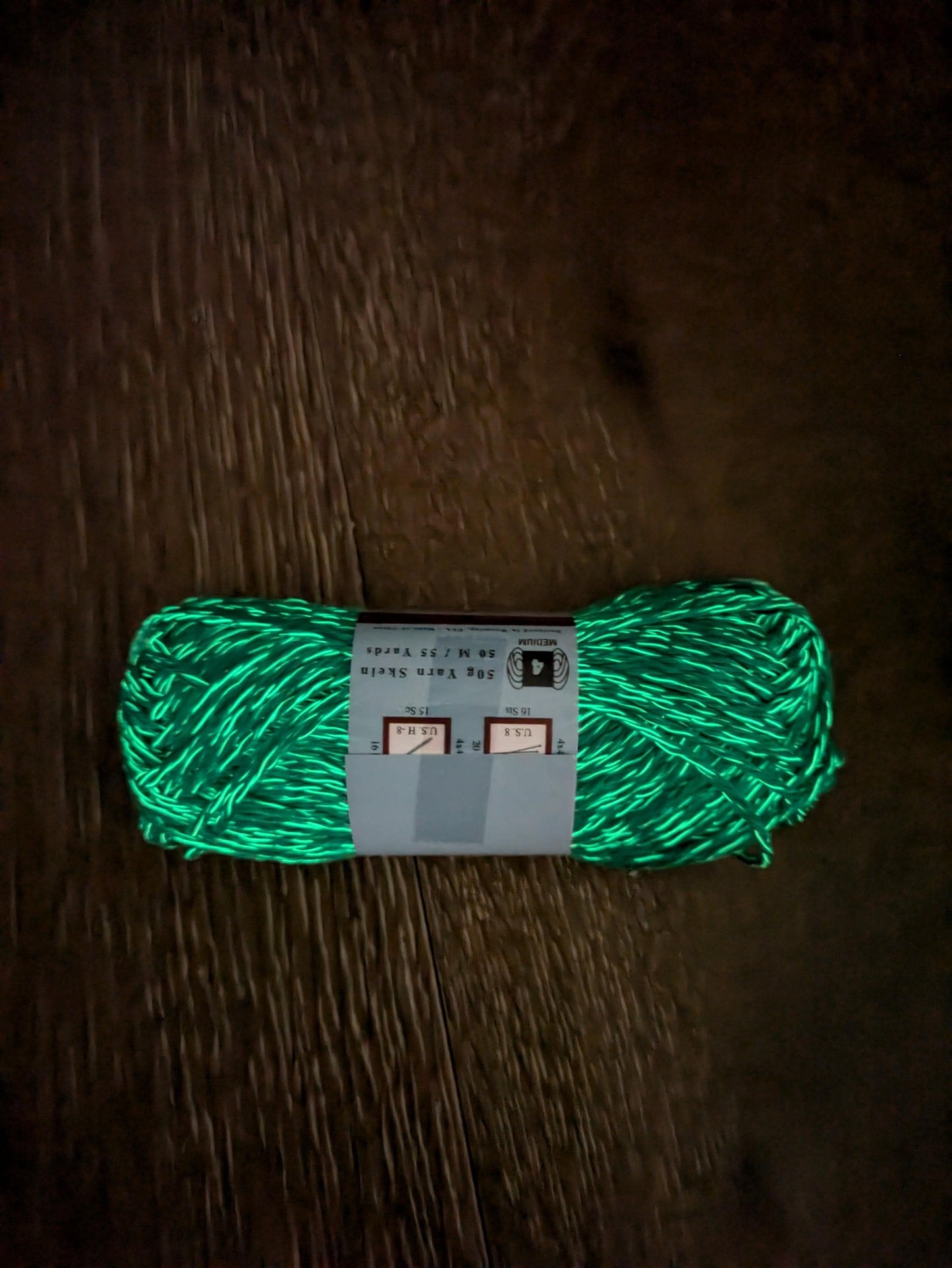 Glow in the Dark Yarn Fall Harvest Collection | One Skein 55m | Glow in the Dark Yarn for Crochet | Glow in the Dark Yarn for Knitting