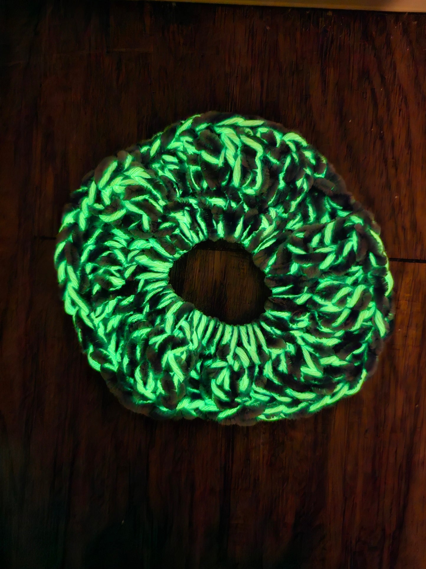 Velvet Glow in the Dark Hair Tie