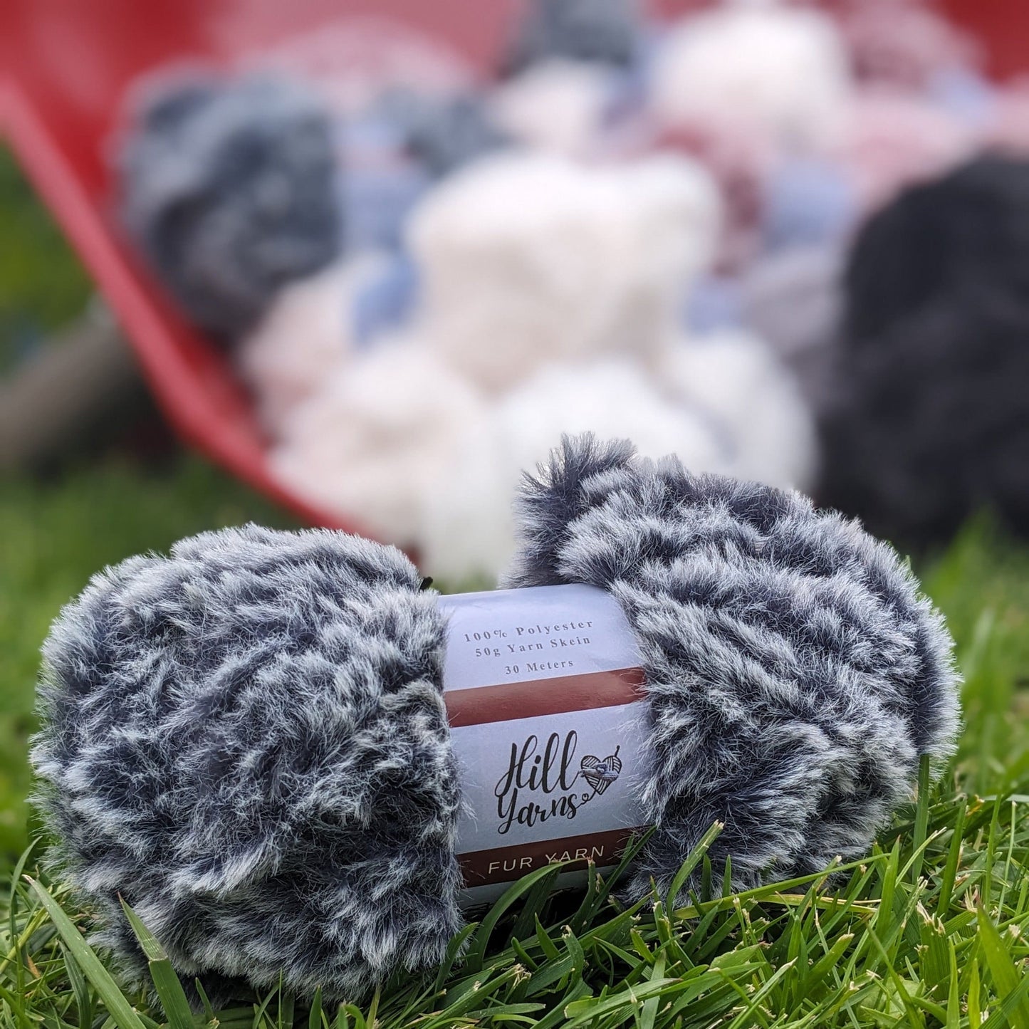 Fur Yarn Ultra Soft Three Pack | 90 m Yarn 200g | Fluffy Yarn | 100% Polyester | Faux Fur Yarn | Soft Yarn for Knitting