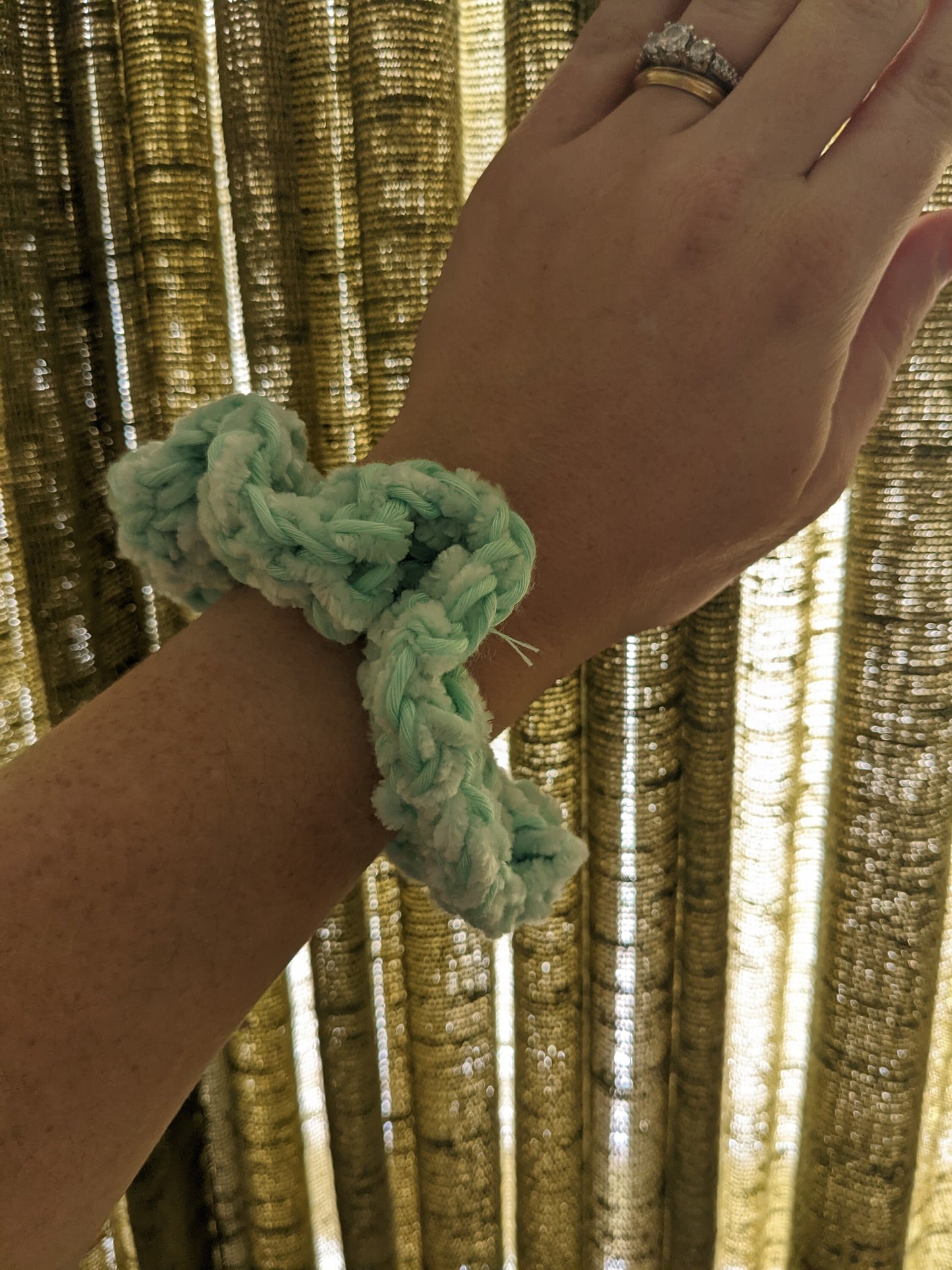 Velvet Glow in the Dark Hair Tie