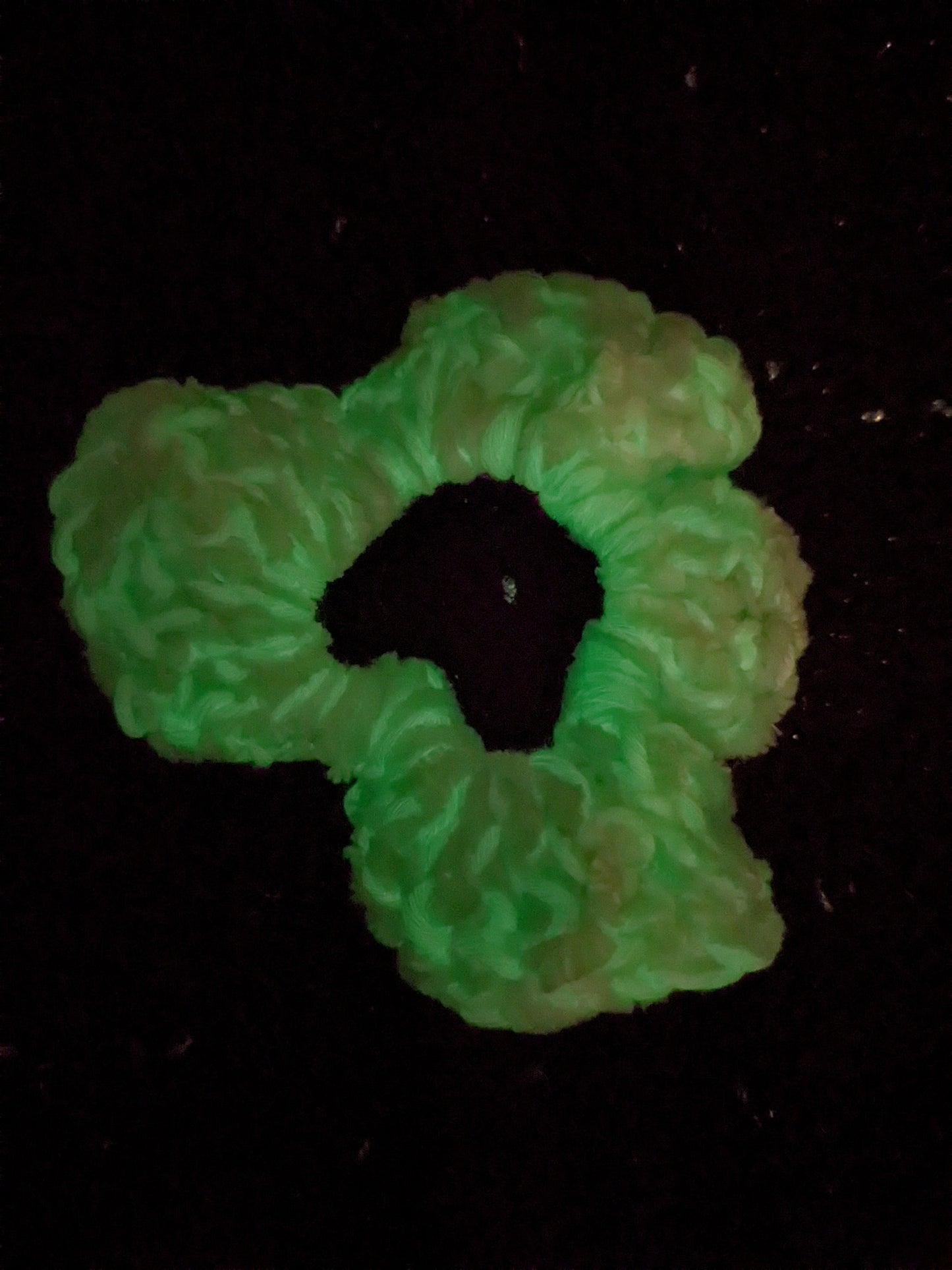 Velvet Glow in the Dark Hair Tie