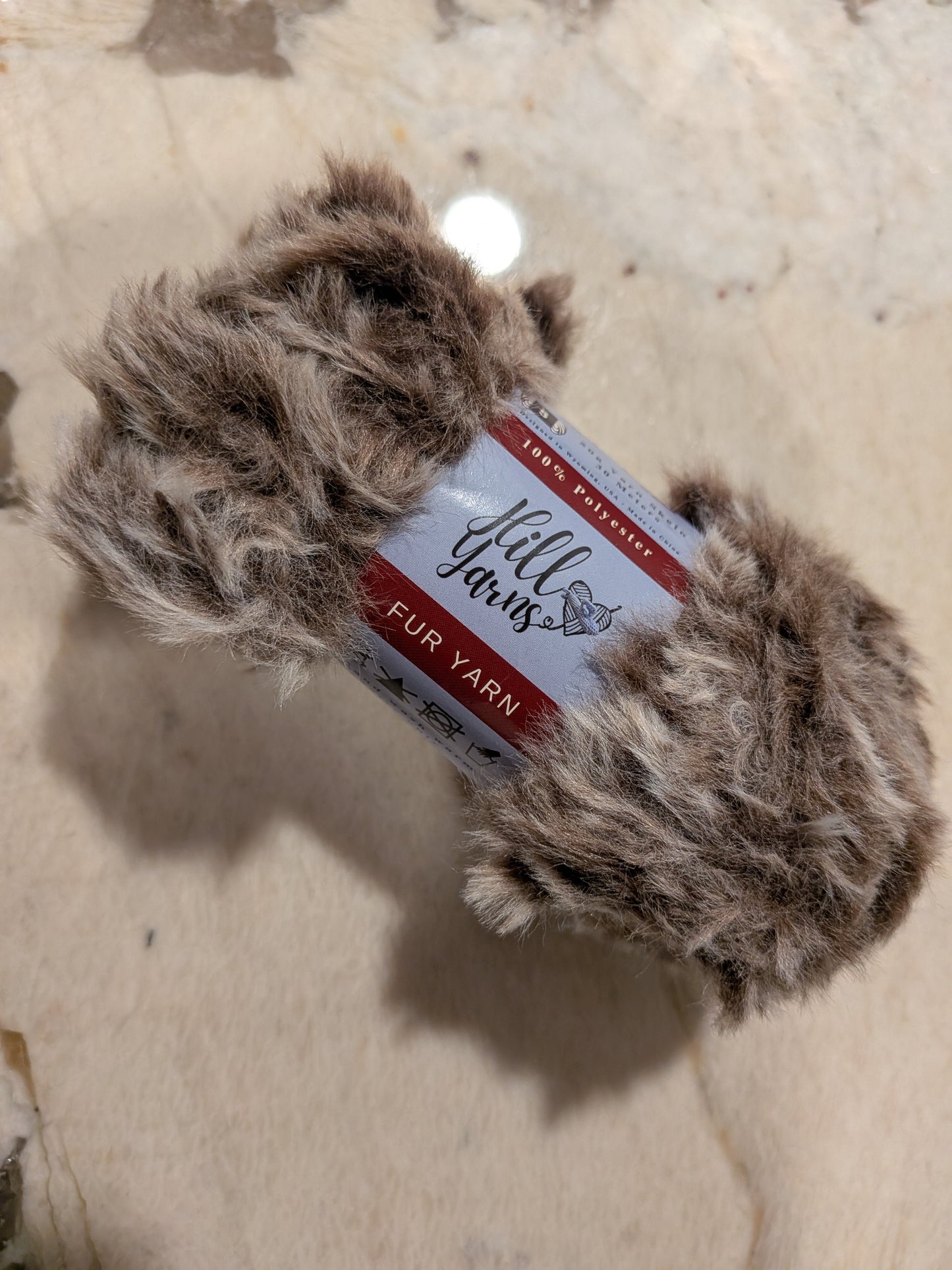 Brown Fur Yarn Collection