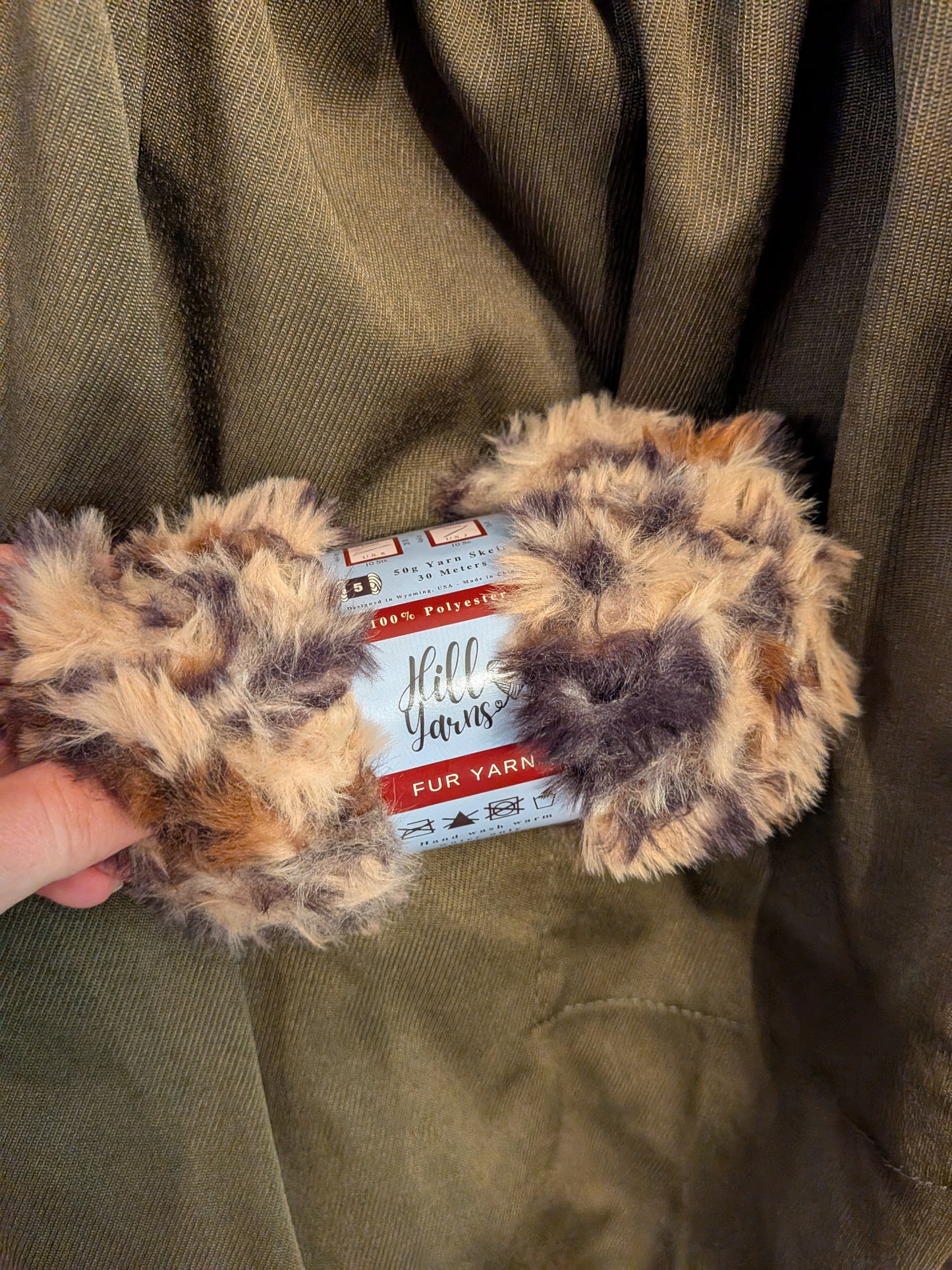 Brown Fur Yarn Collection