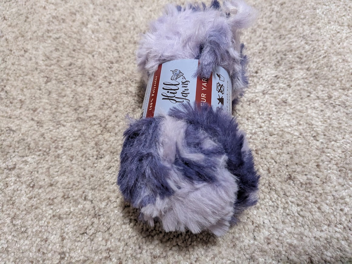 Huckleberry Purple Fur Yarn