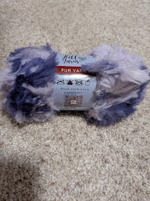 Huckleberry Purple Fur Yarn