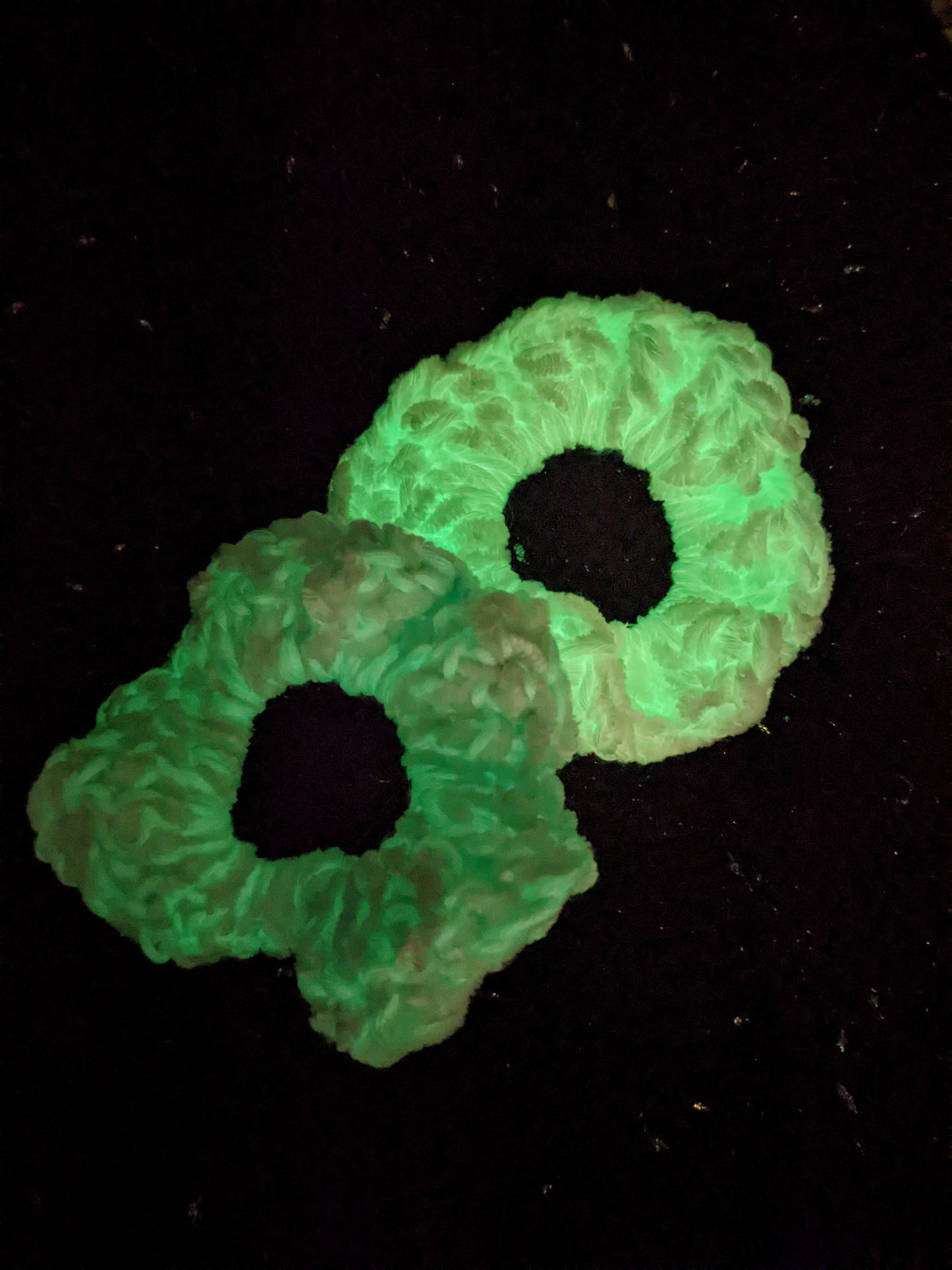 Velvet Glow in the Dark Hair Tie